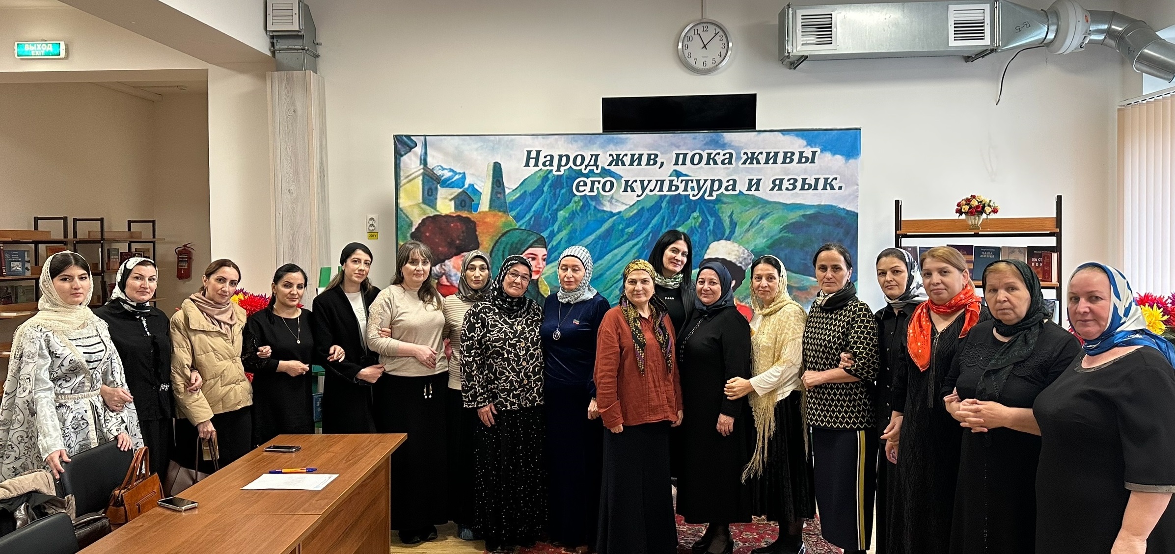 Участие в акции «Тотальный диктант на кумыкском языке»