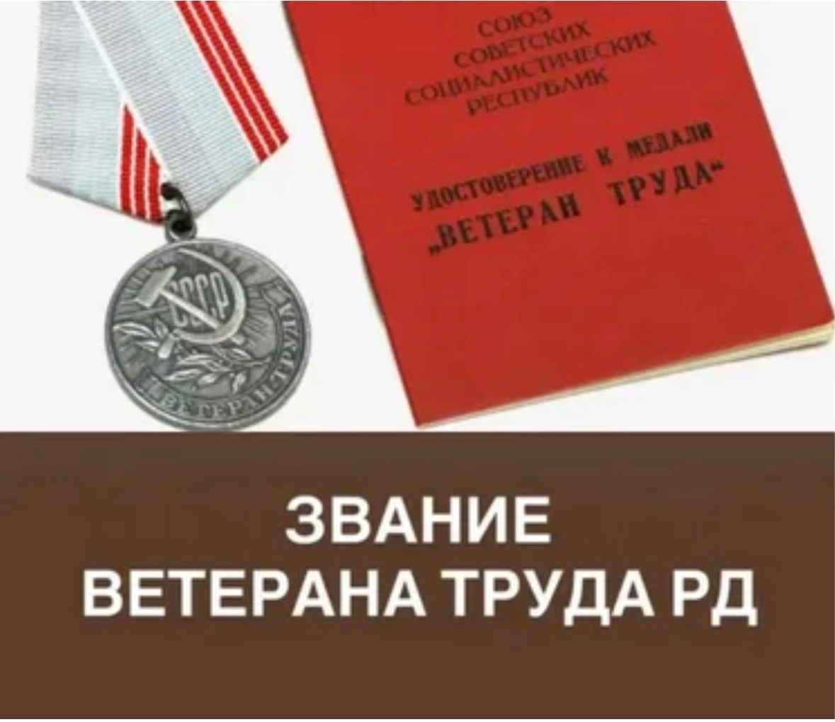 В управлении социальной защиты населения вручили удостоверение Ветерана труда Республики Дагестан.